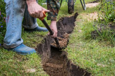 Trenching for Drainage!